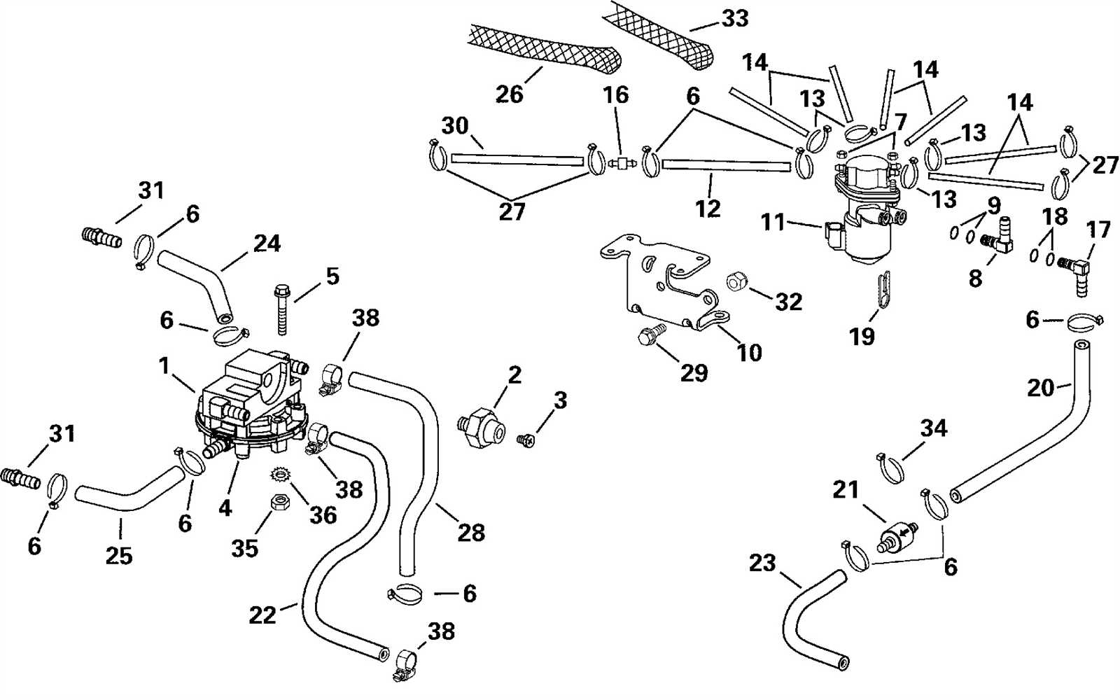 evinrude ficht parts diagram