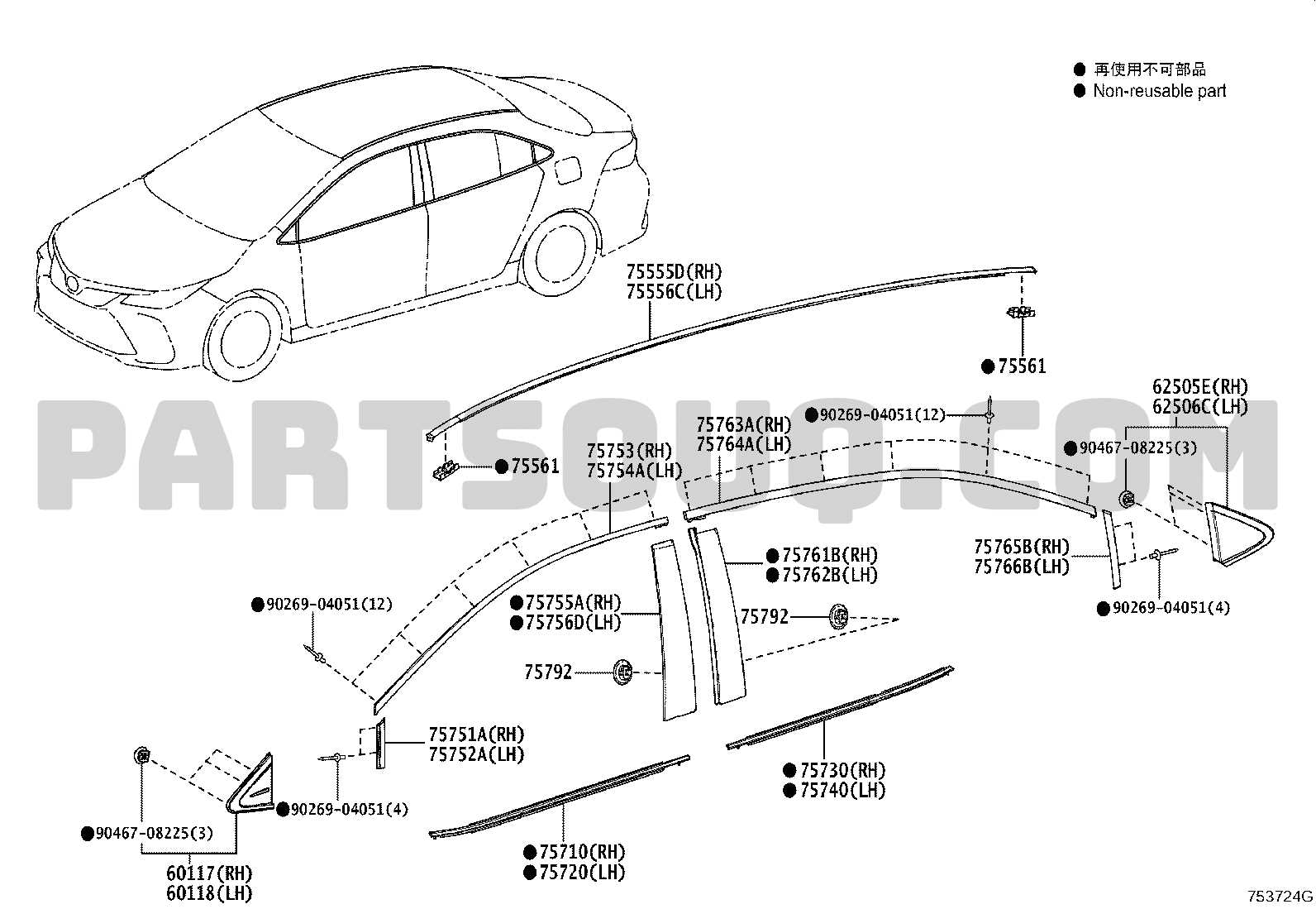 exterior car parts diagram