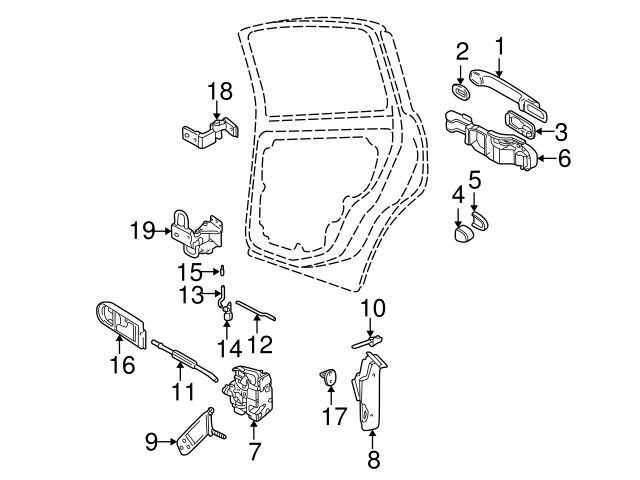 exterior door parts diagram