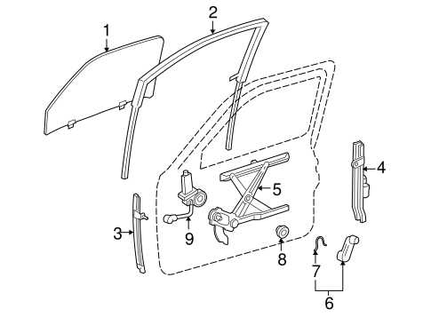 exterior door parts diagram