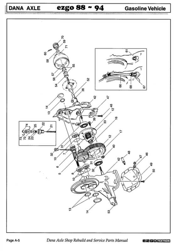 ez go golf cart parts diagram