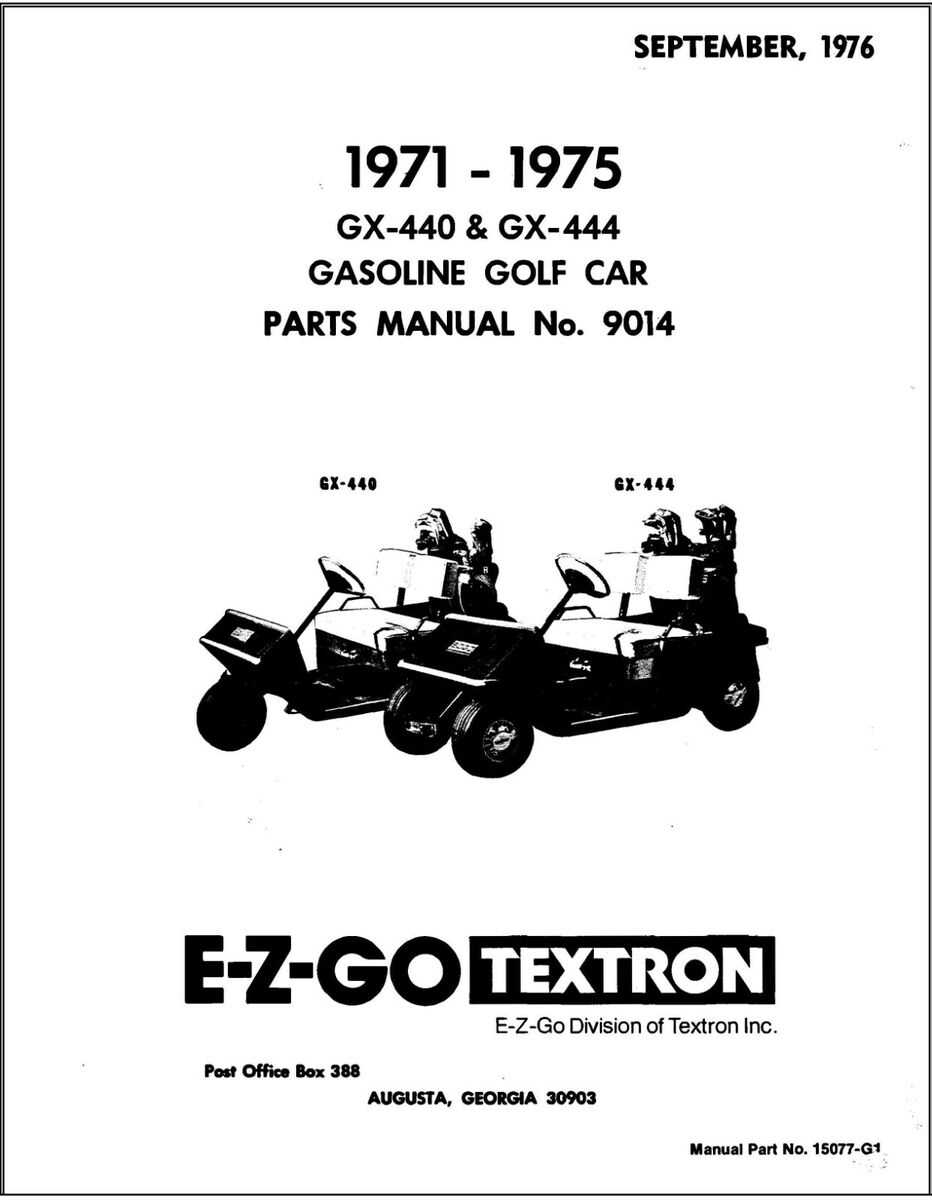 ezgo parts diagram