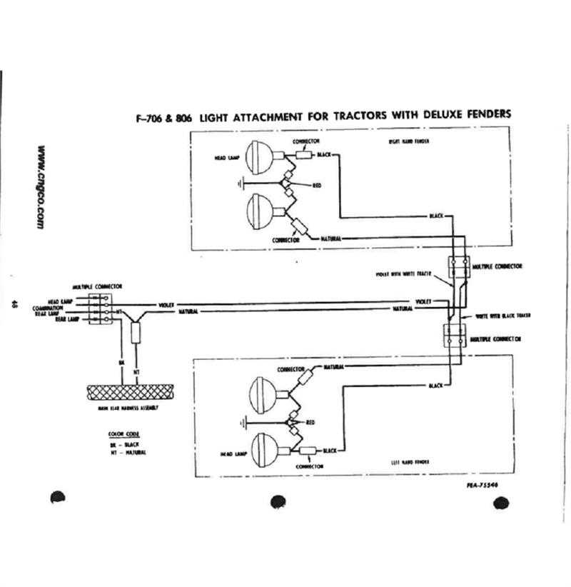 farmall 806 parts diagram