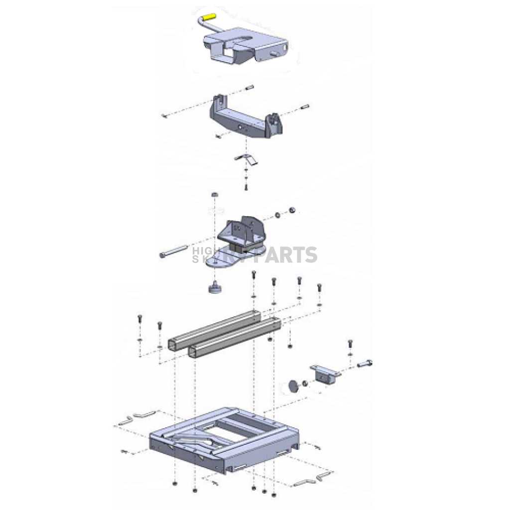 fifth wheel hitch parts diagram