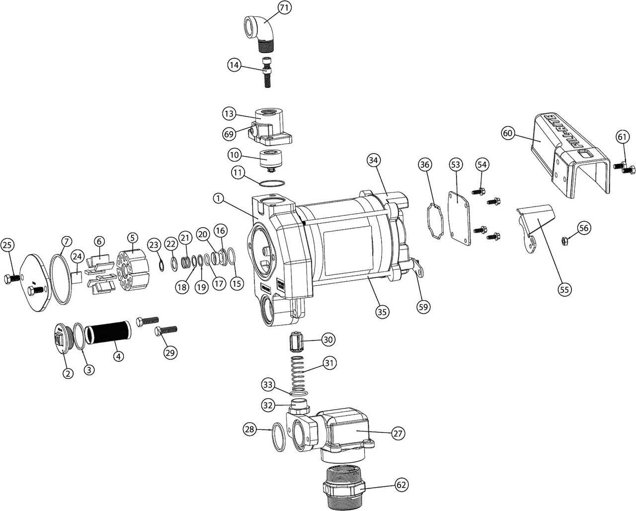 fill rite pump parts diagram