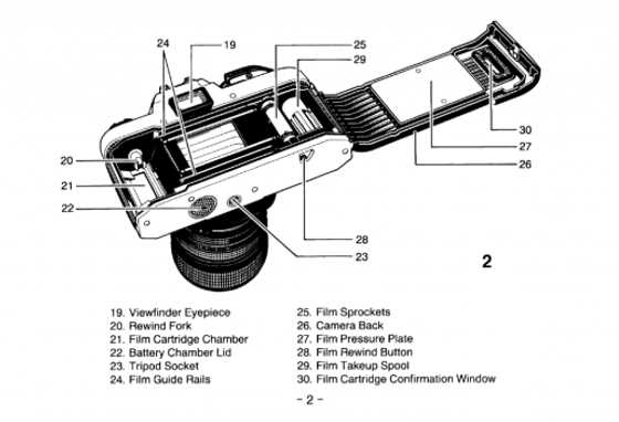 film camera parts diagram