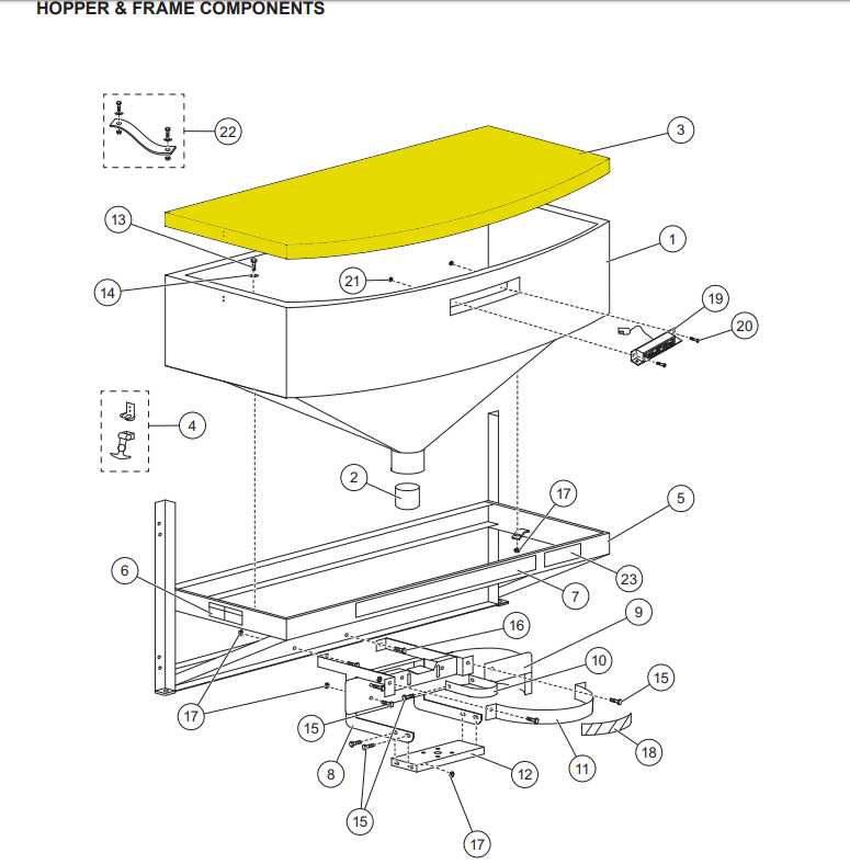 fisher salt spreader parts diagram