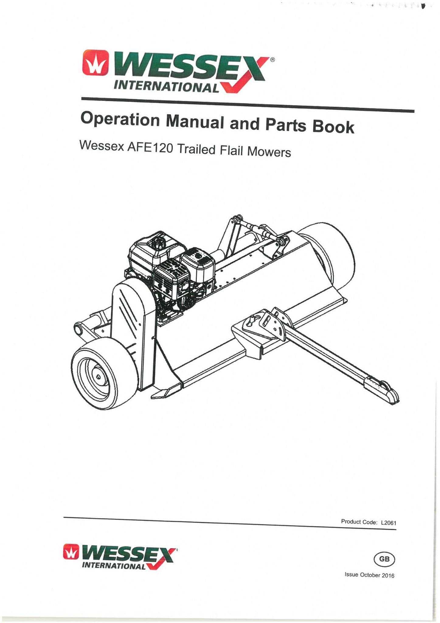 flail mower parts diagram