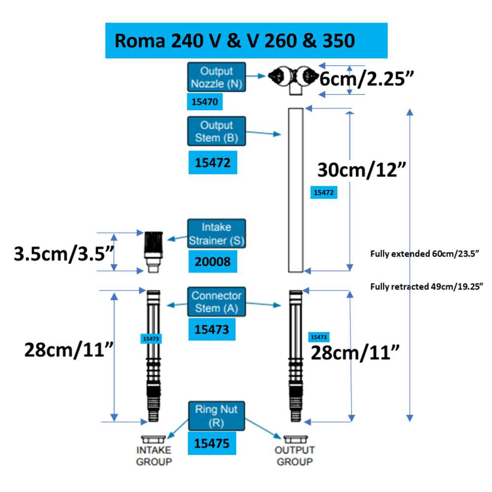 fluval 306 parts diagram