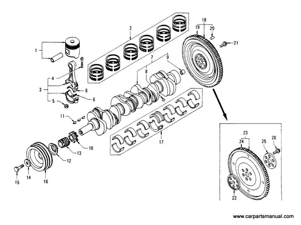 flywheel parts diagram