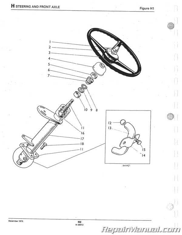 ford 1210 parts diagram