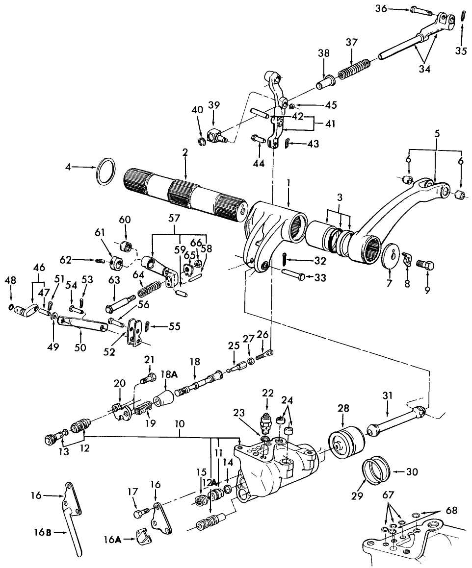 ford 2000 parts diagram