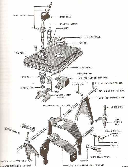 ford 4000 parts diagram