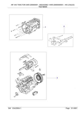 ford 445 tractor parts diagram