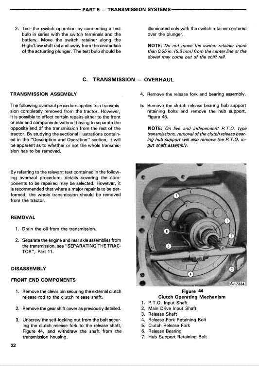 ford 445 tractor parts diagram