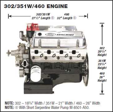 ford 460 engine parts diagram