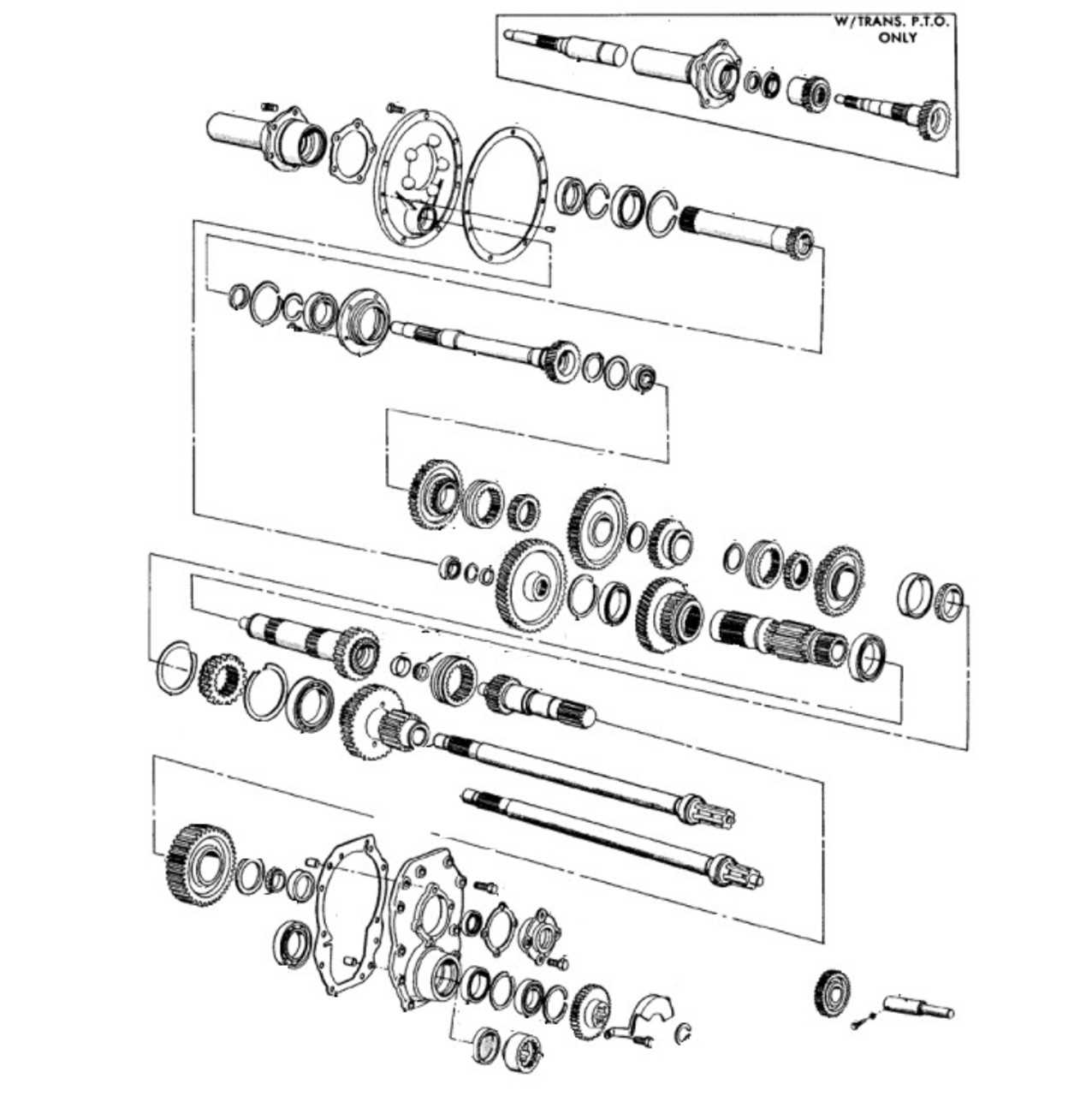 ford 4600 parts diagram