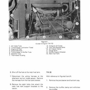 ford 4600 steering parts diagram