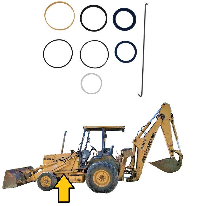 ford 555a backhoe parts diagram