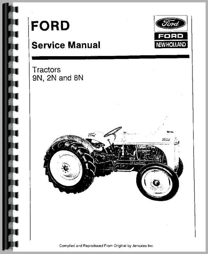 ford 9n parts diagram