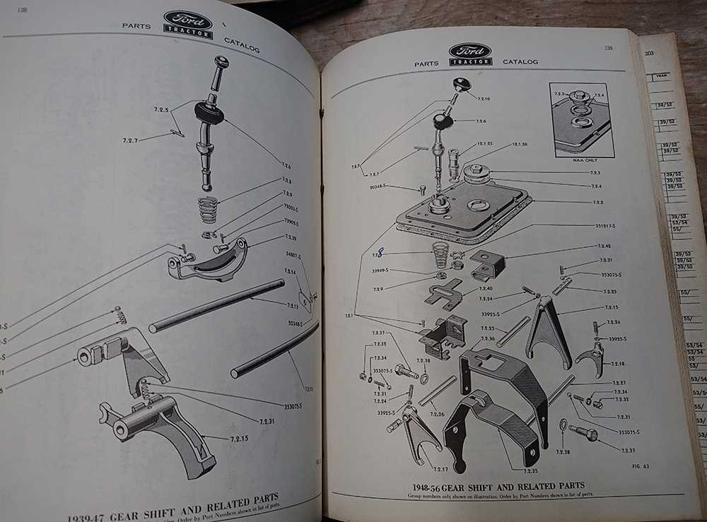 ford 9n parts diagram