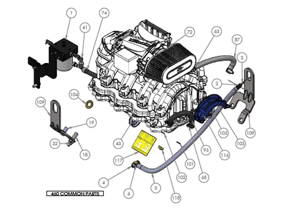 ford engine parts diagram