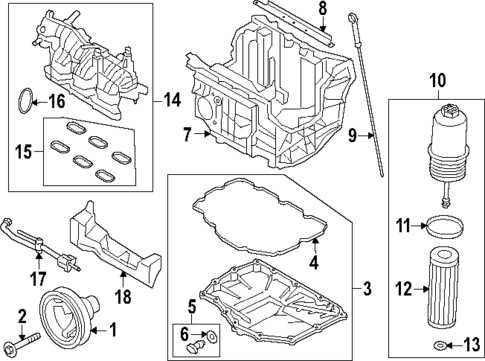 ford engine parts diagram