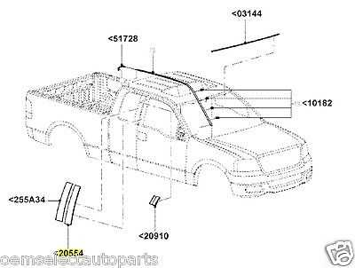 ford f 150 body parts diagram