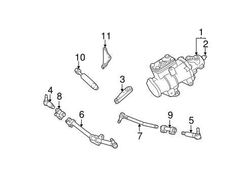 ford f350 steering parts diagram