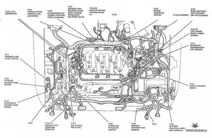 ford focus car parts diagram