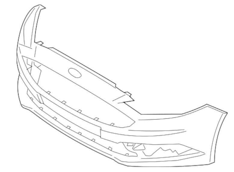 ford fusion body parts diagram