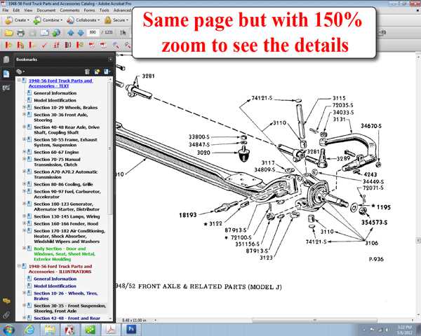 ford parts catalog with diagrams