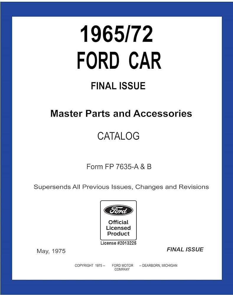 ford parts catalog with diagrams