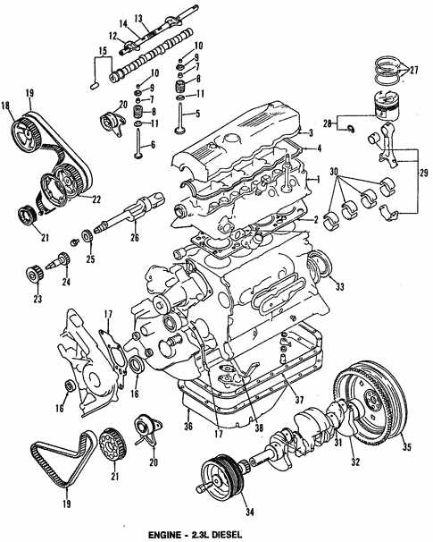 ford ranger body parts diagram