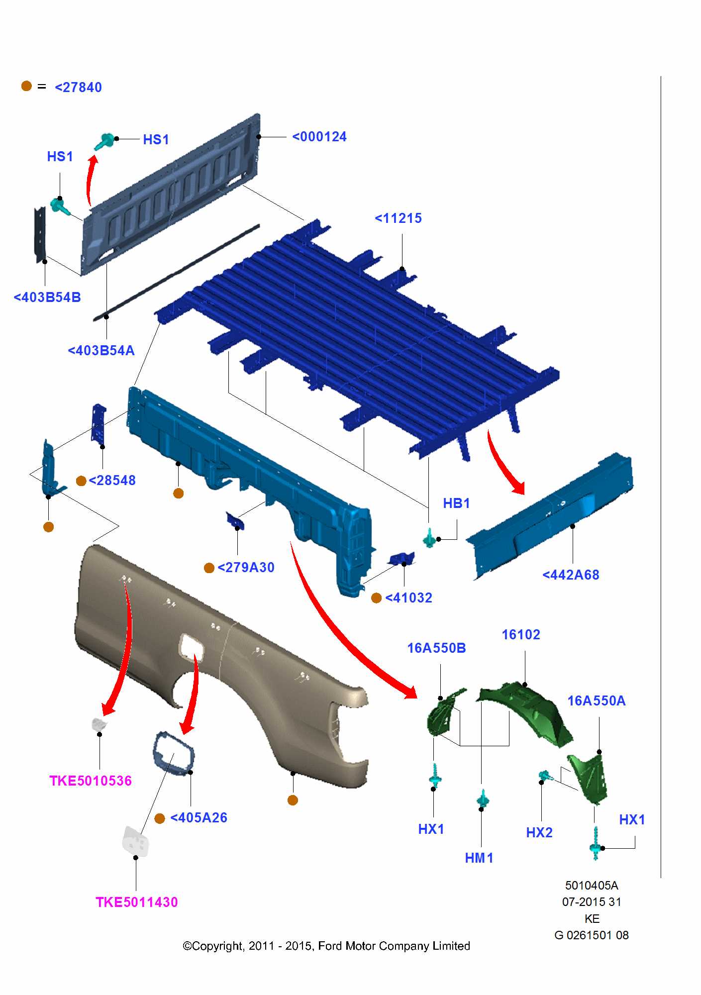 ford ranger parts diagram