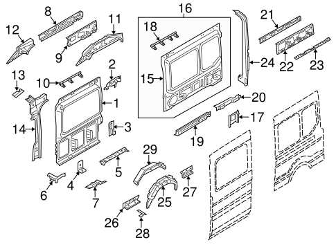 ford transit 350 parts diagram