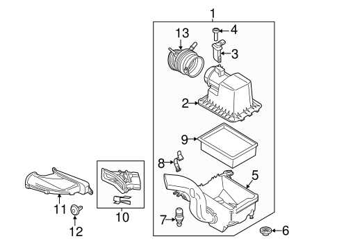 ford transit connect engine parts diagram