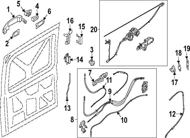 ford transit connect parts diagram