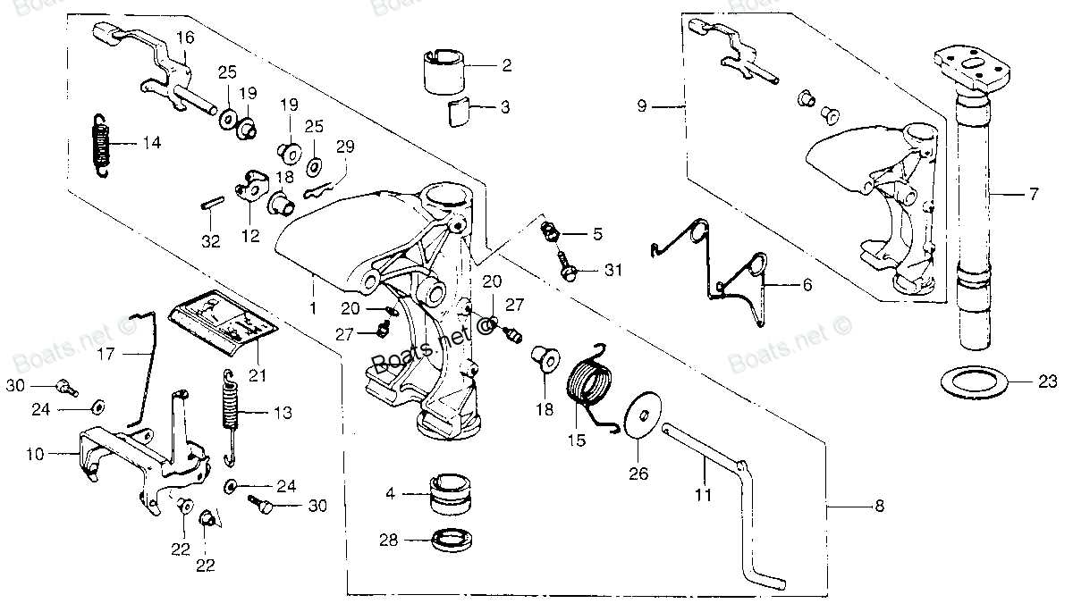 four stroke outboard honda outboard parts diagram