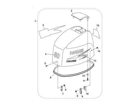 four stroke outboard honda outboard parts diagram