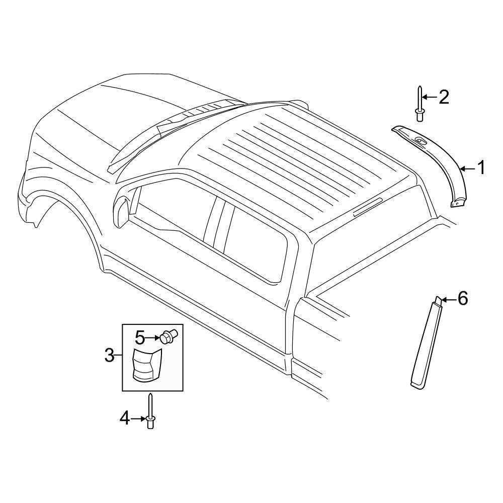 frame ford f150 body parts diagram