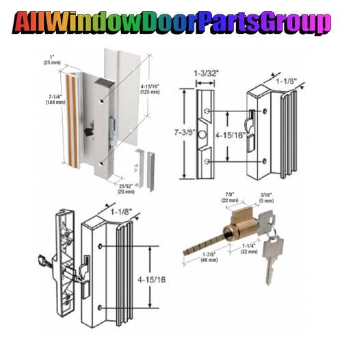 french door parts diagram