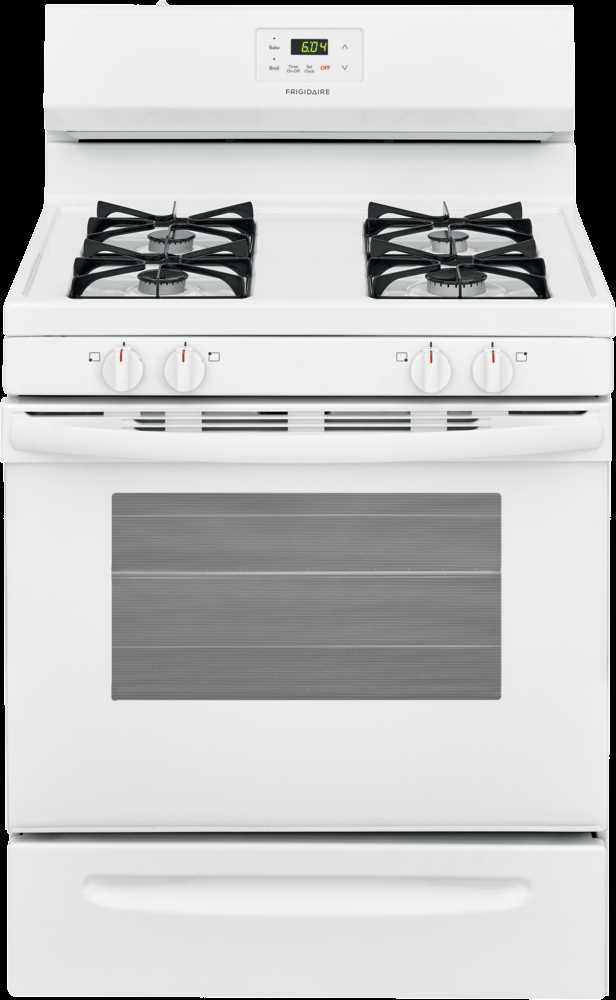frigidaire gas stove parts diagram