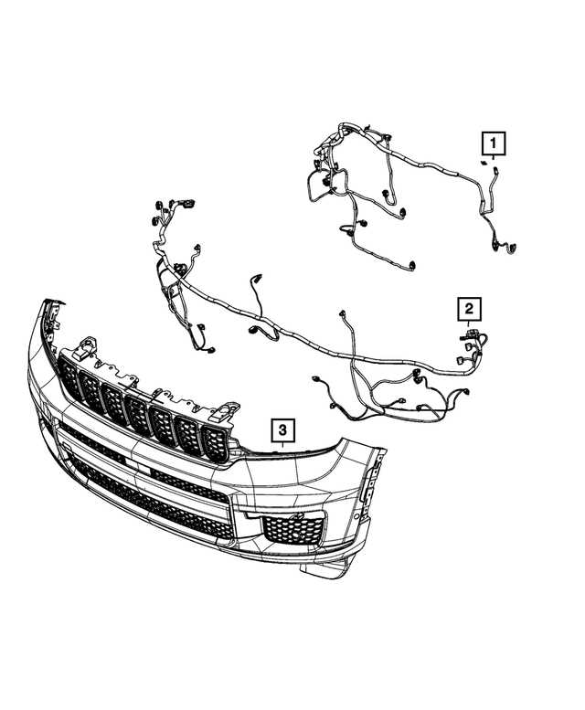 front end jeep grand cherokee parts diagram