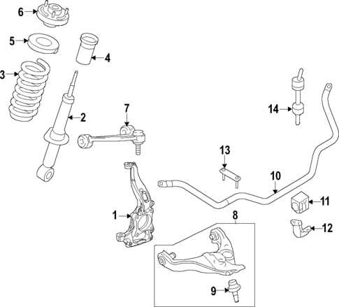 front end parts diagram