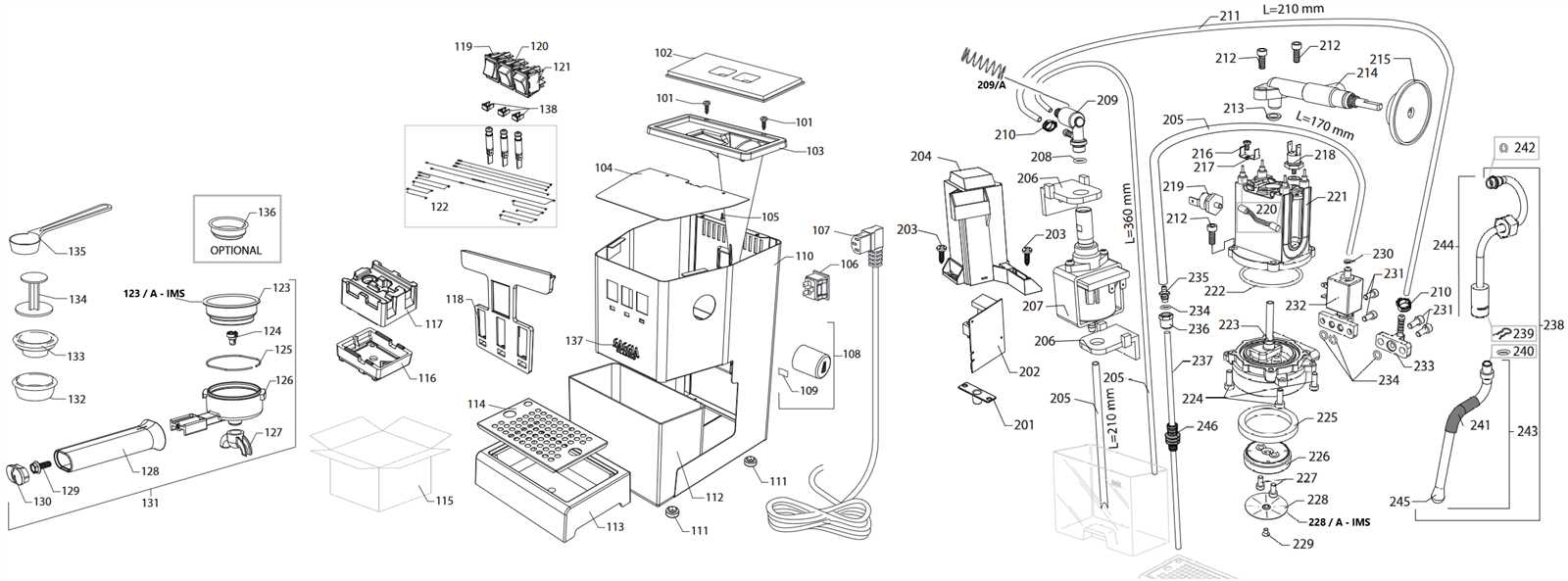 gaggia classic parts diagram pdf