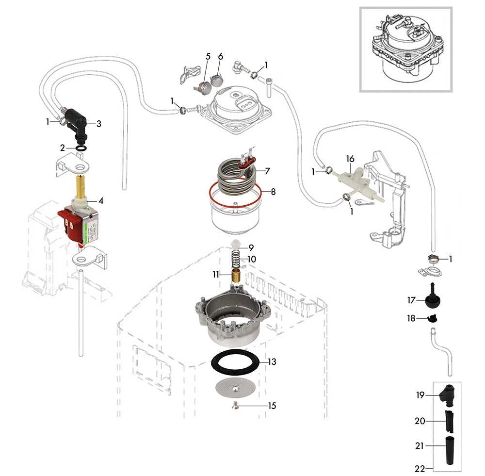 gaggia parts diagram