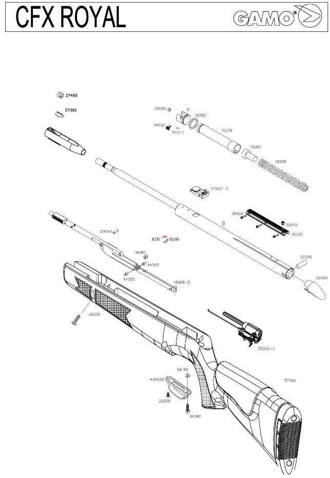 gamo parts diagram