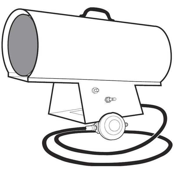 gas heater parts diagram