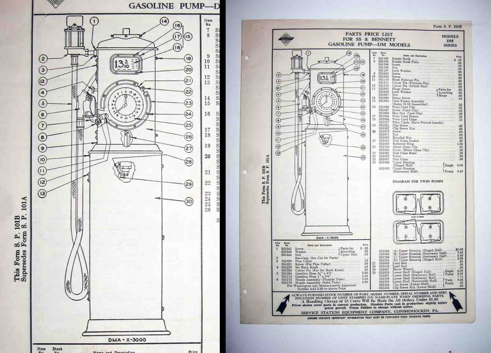 gas station fuel dispenser parts diagram